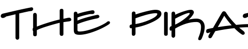 Font : FarfelICG-FeltTip 2 Custom Text : The Pirate Way Test your own text here Click to download or to view this font on a tshirt that can be custom printed in Bali